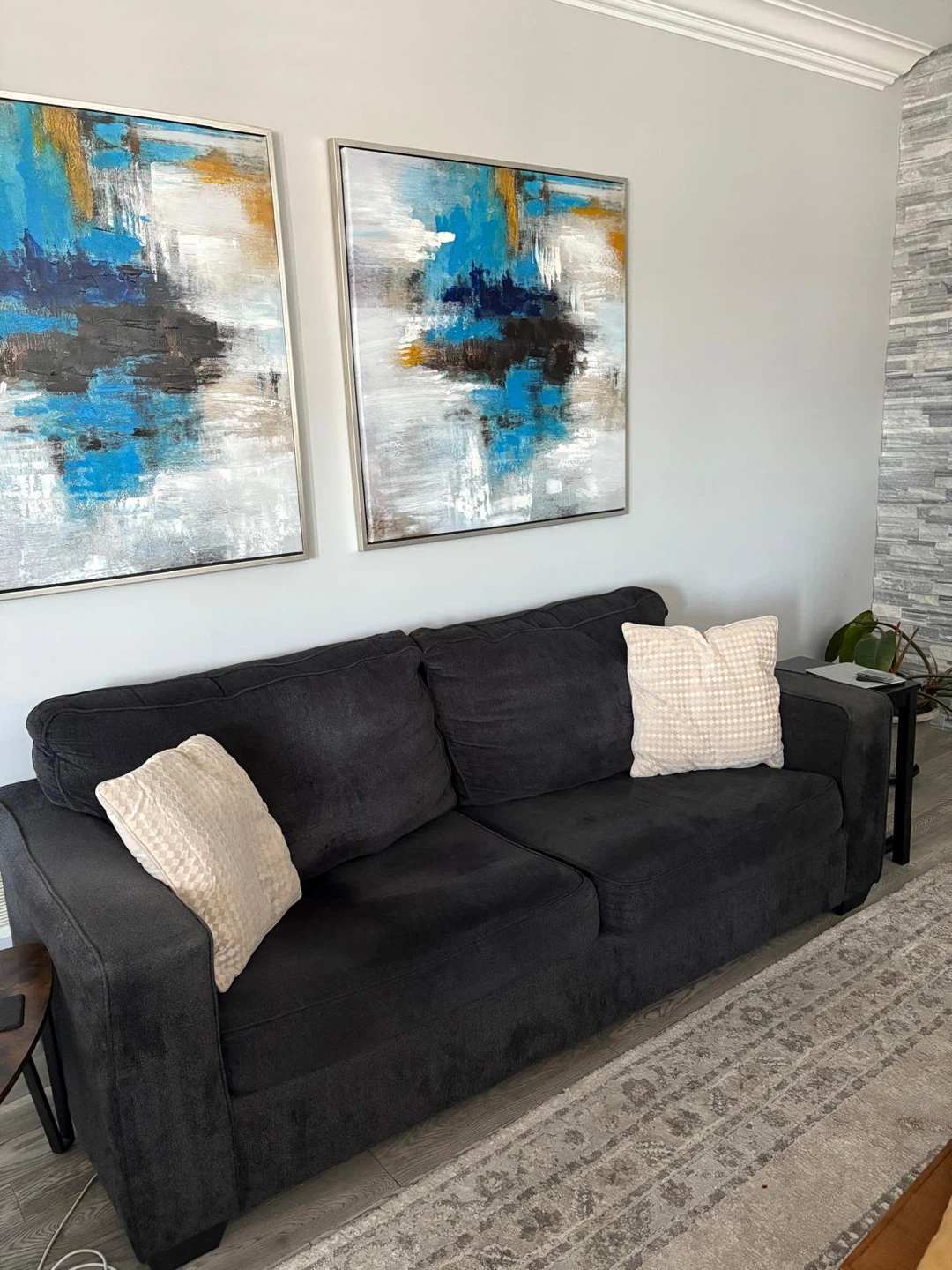 Two Ashley Sofa - MOVING SALE - Barely used for year plus - photo 5