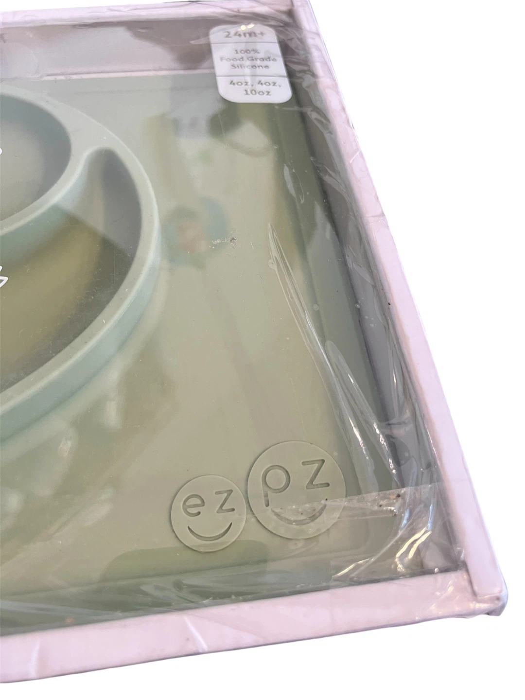 ezpz Happy Mat (Placemat + Plate in One) – Green - photo 2