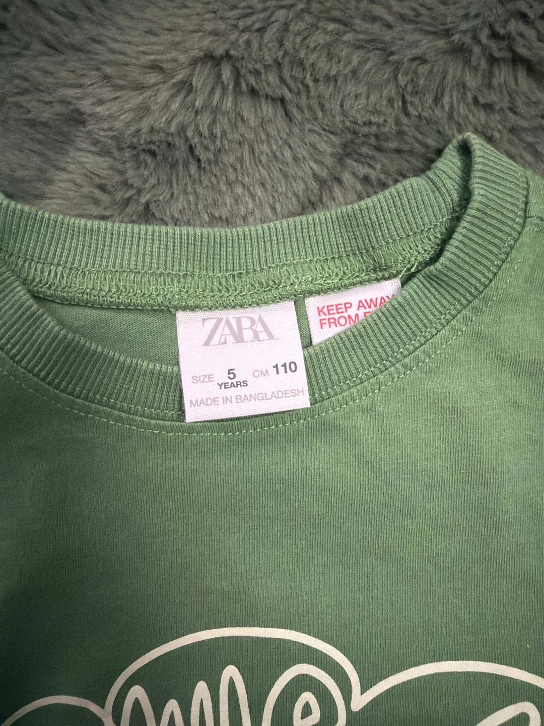 Zara Kids Green T-Shirt Size 5 & Caribbean Joe Orange T-Shirt - photo 2