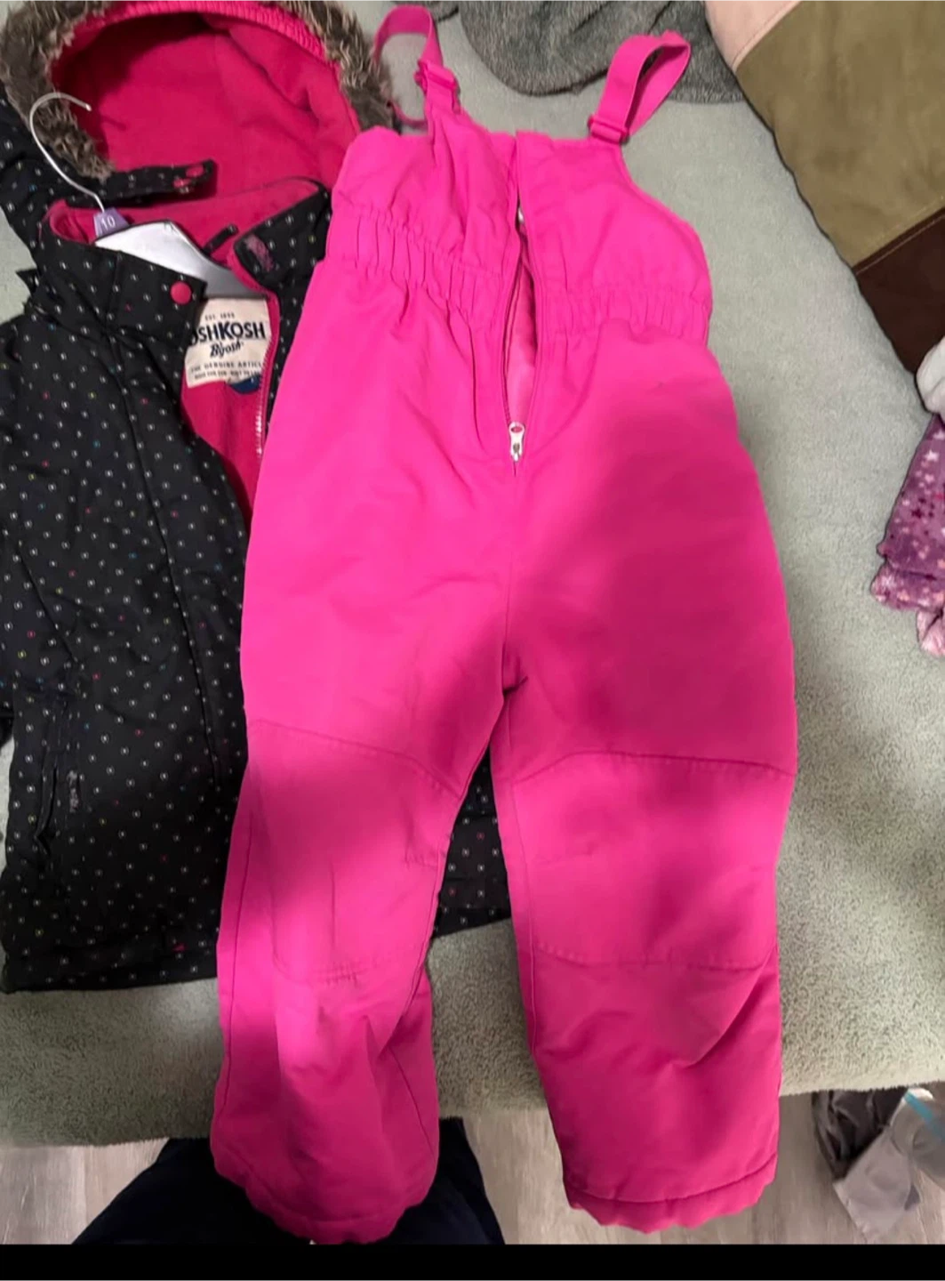 OshKosh B'gosh Snowsuit Jacket and Overalls Size 10
