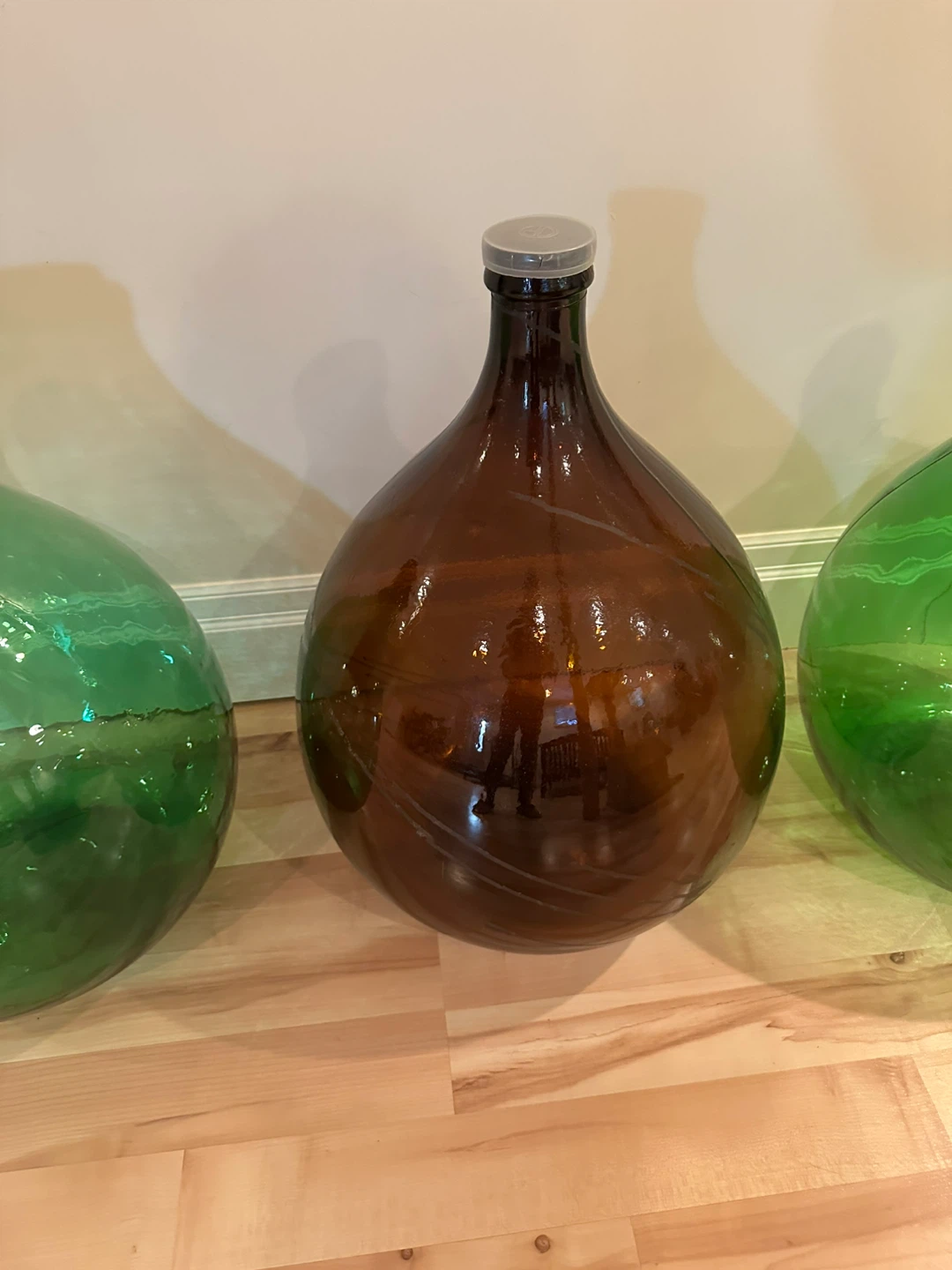 Glass Demijohn Bottles green$45 amber$65 - photo 4