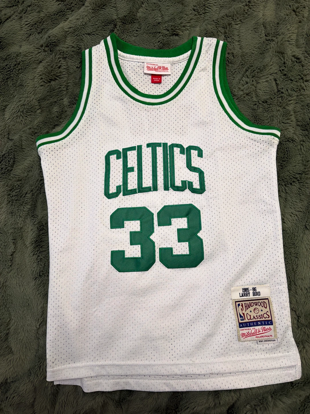 Mitchell & Ness Larry Bird Boston Celtics #33 Jersey Size S