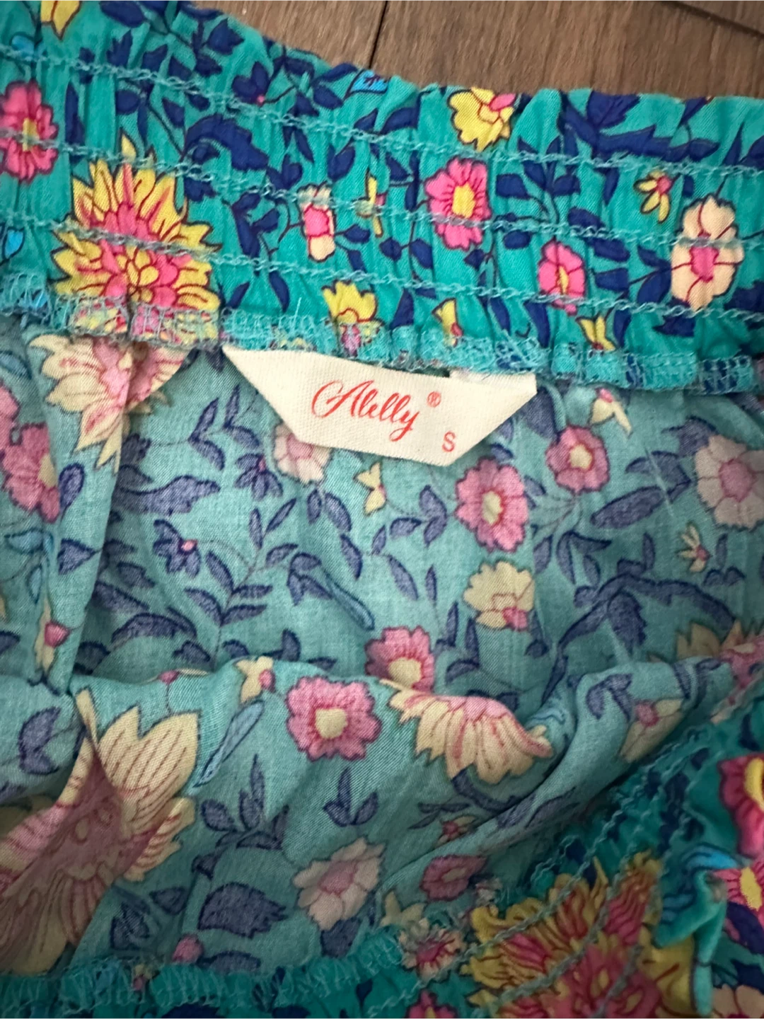 Abelly floral tiered mini skirt size S - photo 3