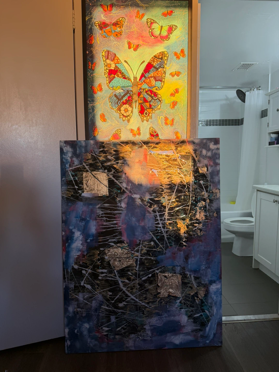 Abstract Mixed Media Wall Art - photo 2