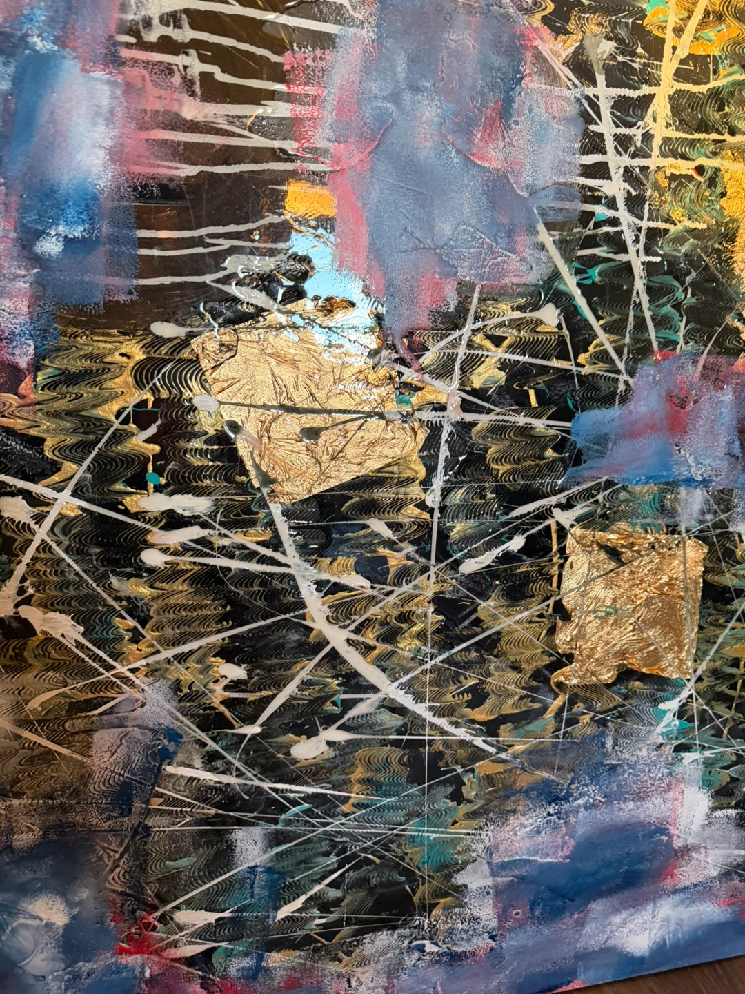 Abstract Mixed Media Wall Art - photo 4