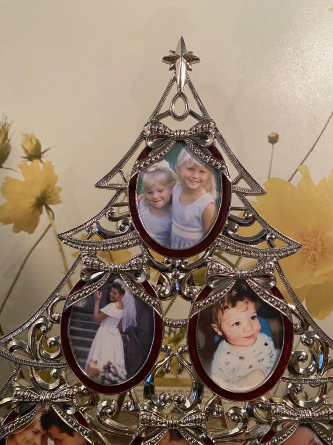 Silver Tone Christmas Tree Photo Frame - photo 4