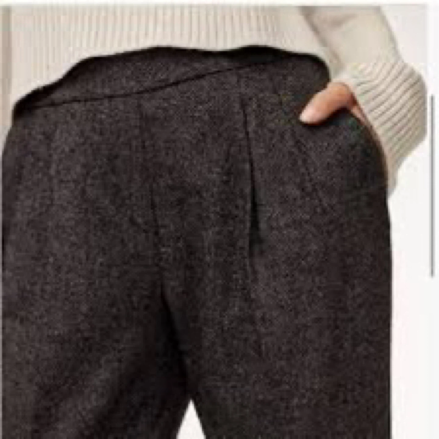 Babaton Aritzia Gray Cohen Cropped Wool Silk Blend Trousers (12) - photo 2
