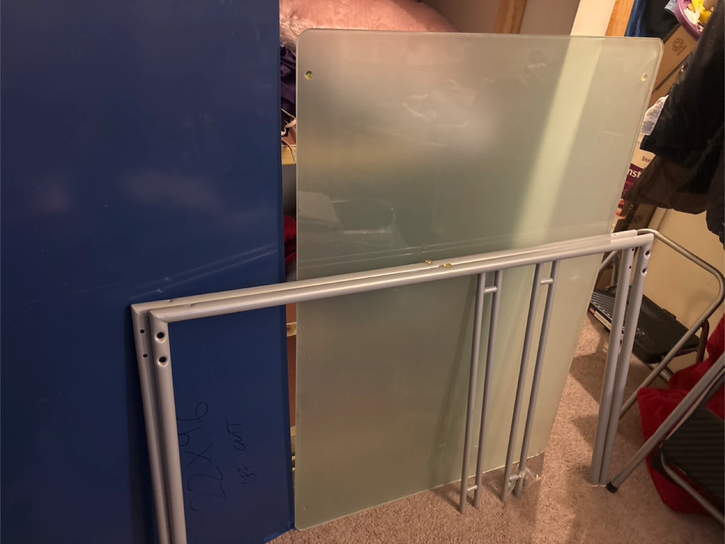 Frosted Glass Table Top - photo 2