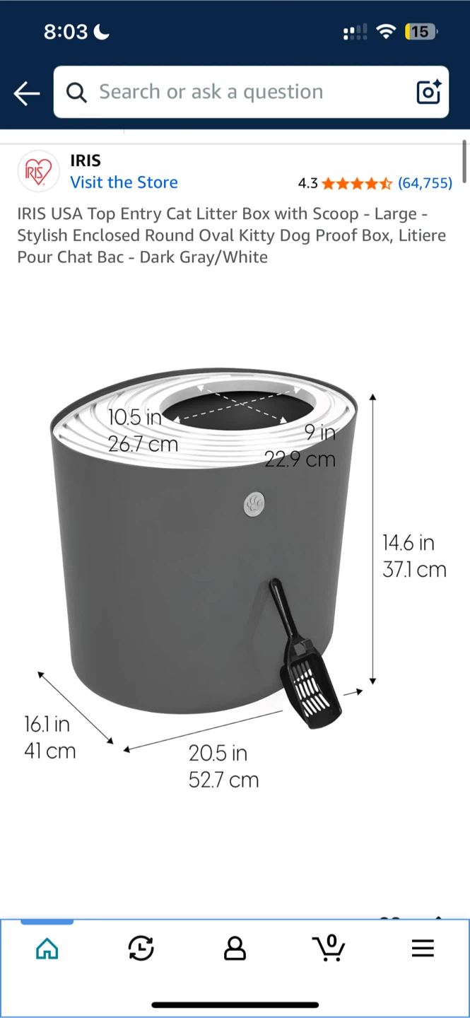 Cat Litter Box/ Dispenser/ rised feeder/ food container - photo 2