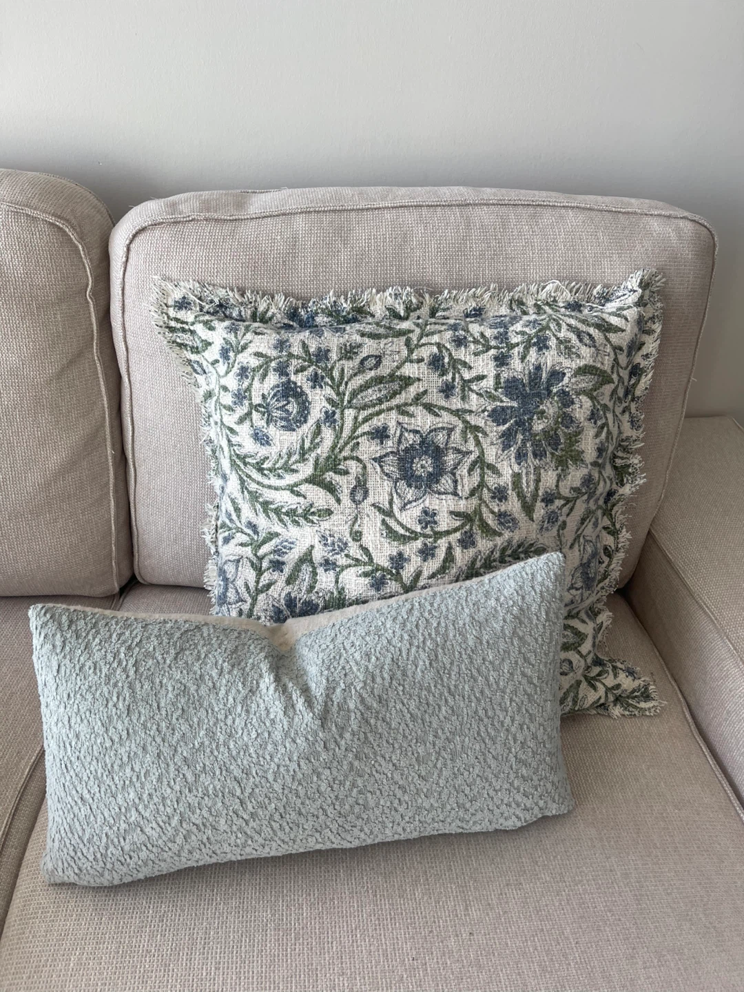 Cushions & blankets (sage/duck egg/cream) - photo 2