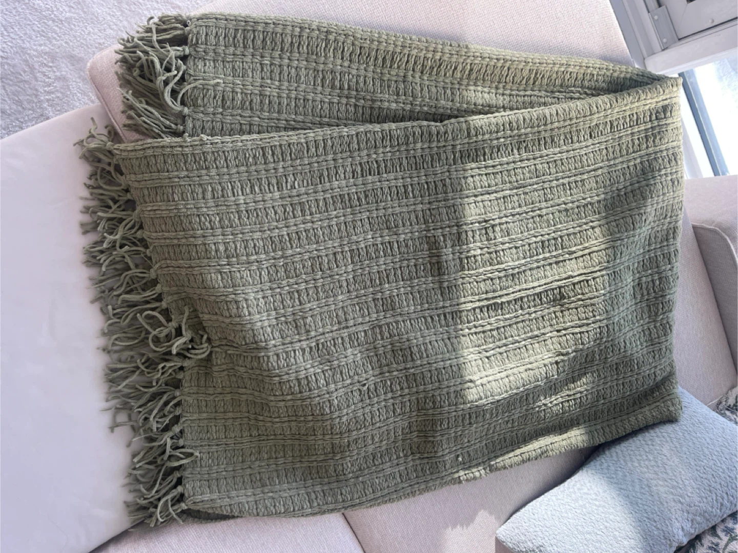 Cushions & blankets (sage/duck egg/cream) - photo 3