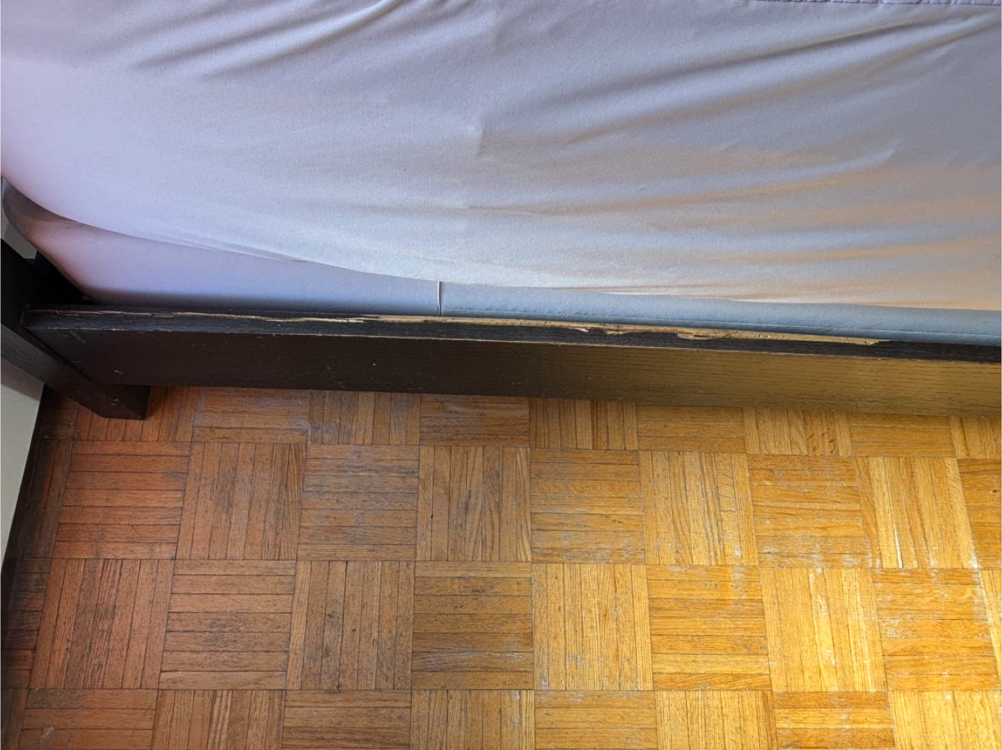 Dark Wood Queen Bed Frame with Headboard-Pick Up - photo 4