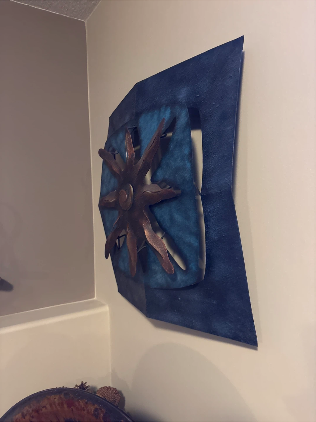 Wall Art Sunburst Metal Sculpture - photo 2