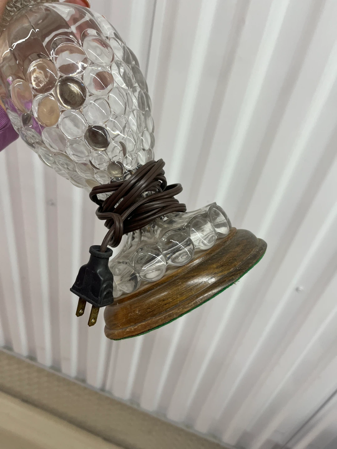 Vintage Glass Table Lamp - photo 2