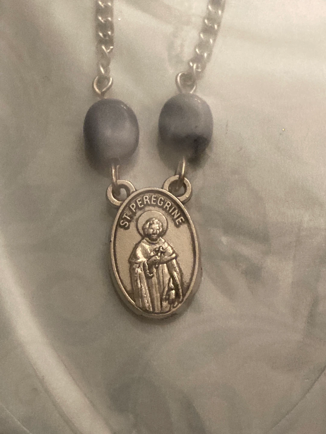 St. Peregrine and St. Anthony Necklace
