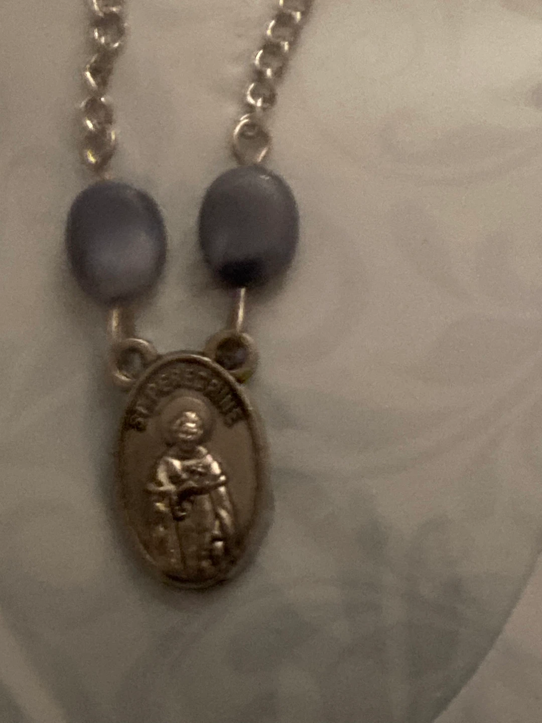 St. Peregrine and St. Anthony Necklace - photo 4