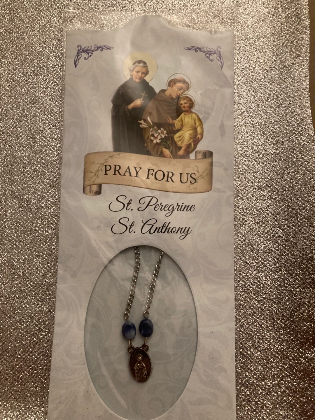 St. Peregrine and St. Anthony Necklace - photo 3