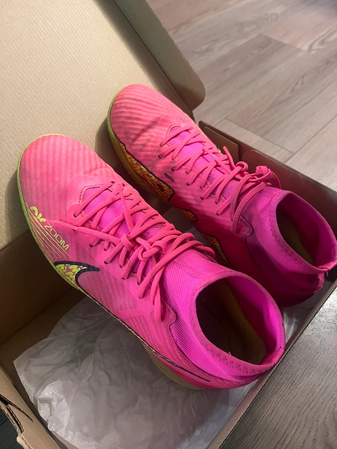 Nike Air Zoom Pink Soccer Cleats