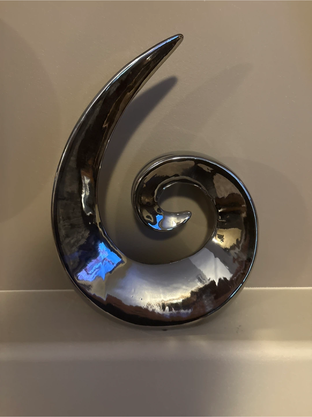 Shiny Swirl Decorative Object
