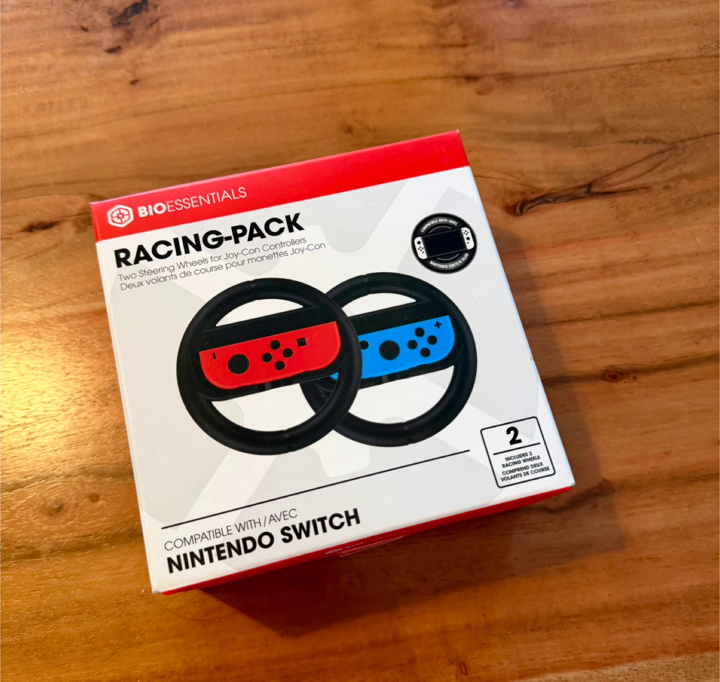 Bioessentials Racing-Pack Steering Wheels for Nintendo Switch