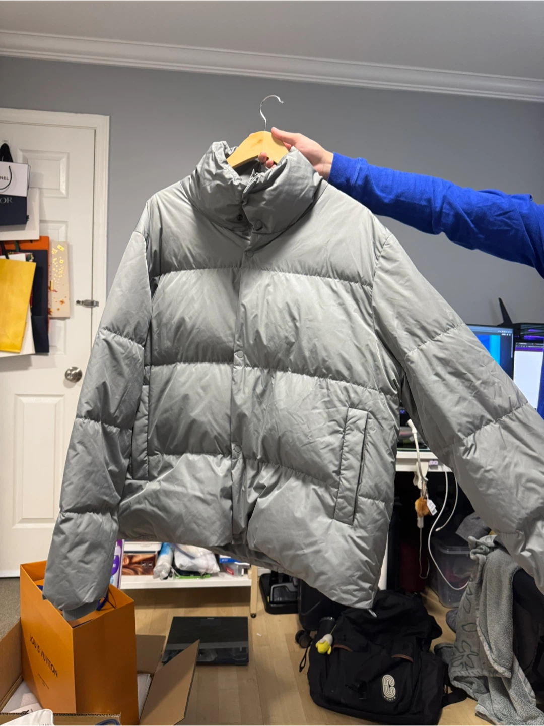 COS Puffer Jacket - Grey