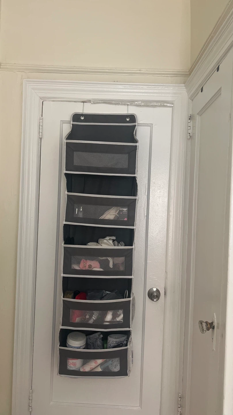 ($3 before Feb 25th)Door Hanging Organizer with 5 Pockets