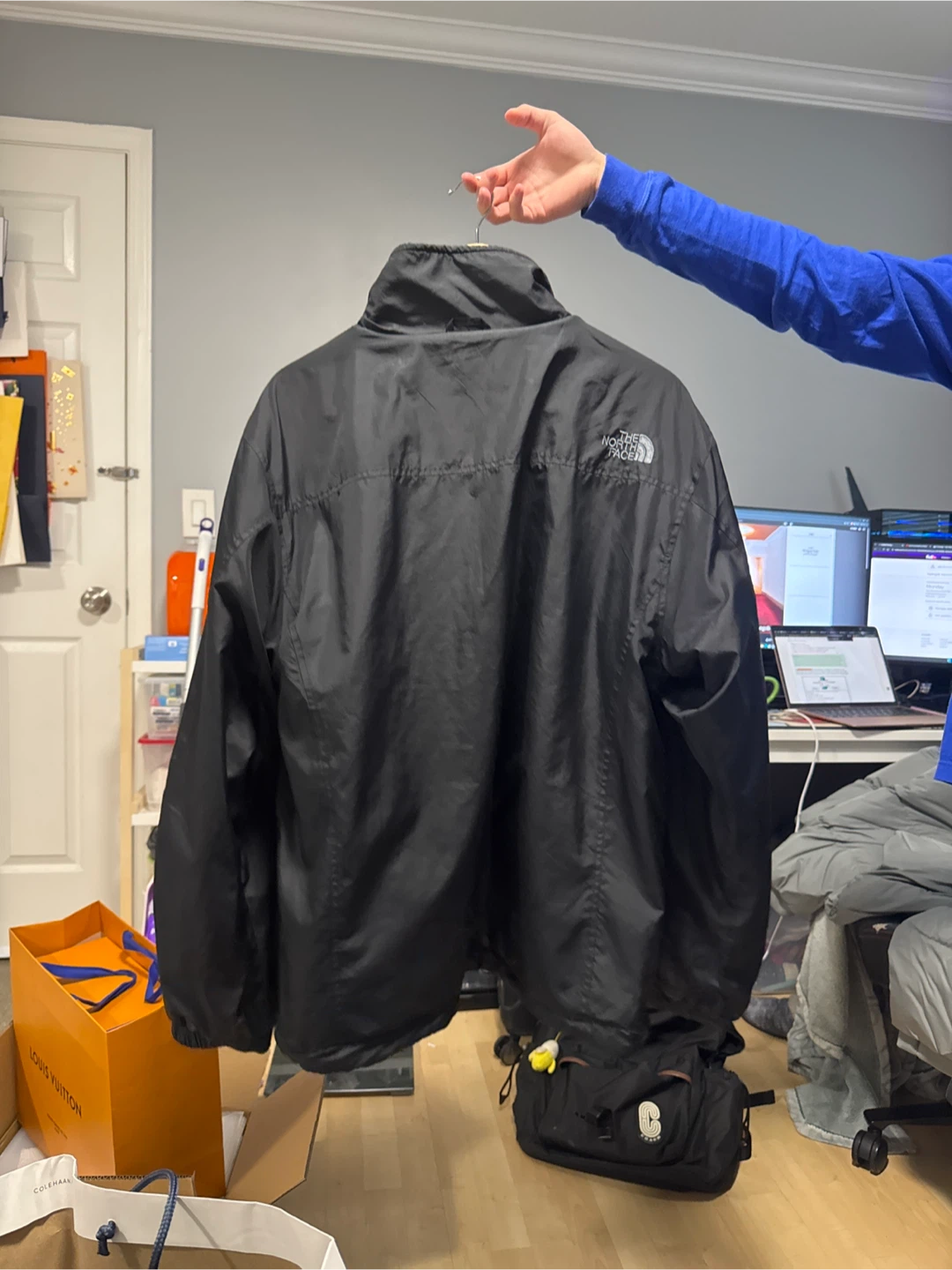 The North Face Black Fleece Jacket reversible - photo 2