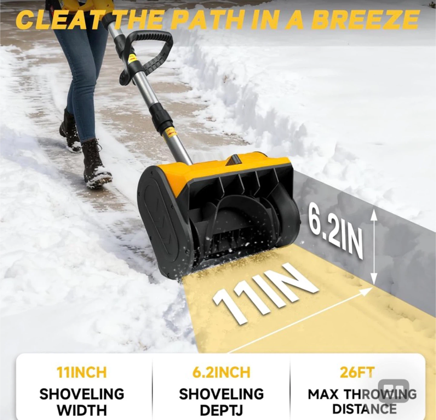 Snow Blower compatible with DeWalt