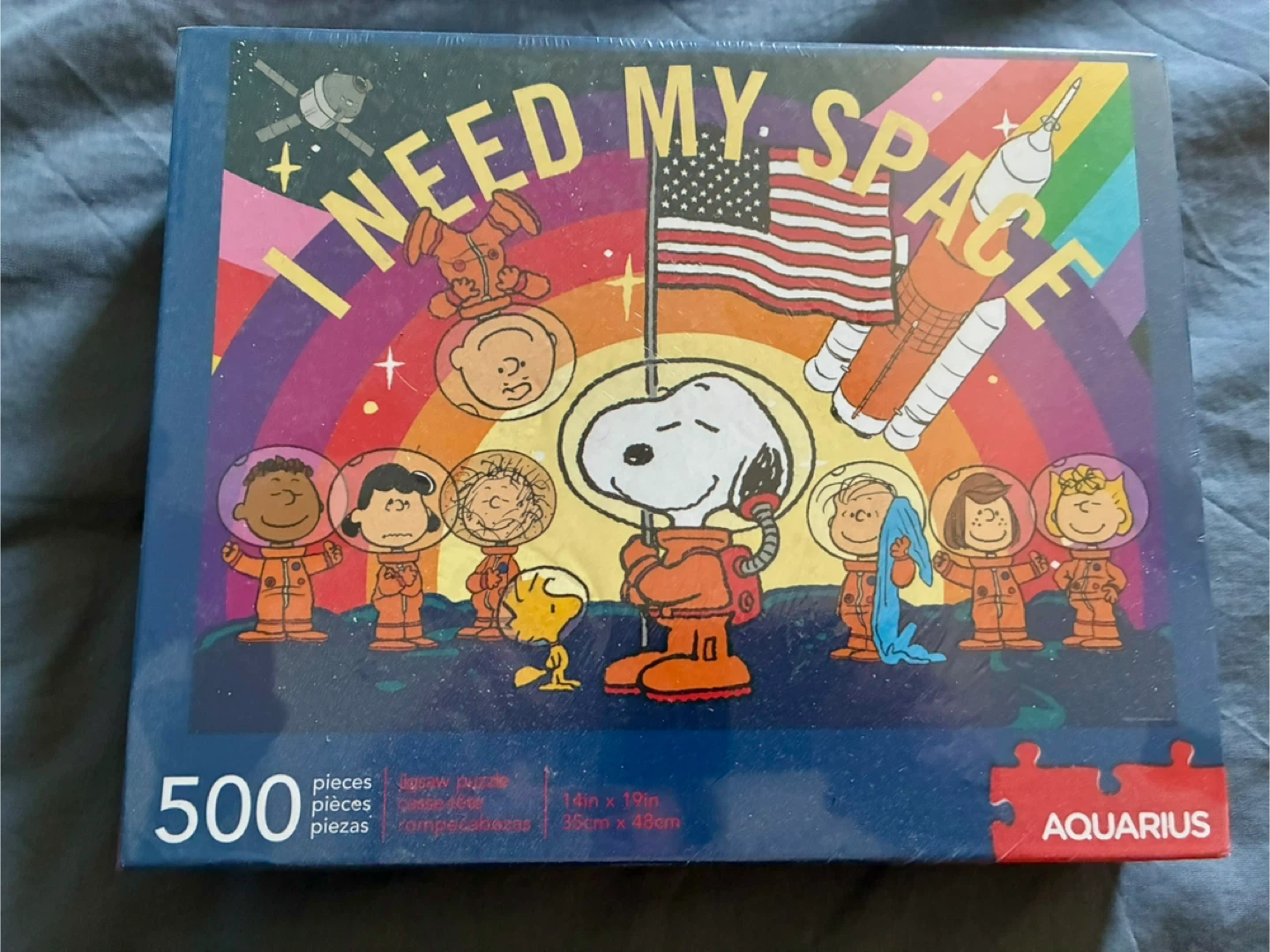 Peanuts I Need My Space 500-Piece Jigsaw Puzzle