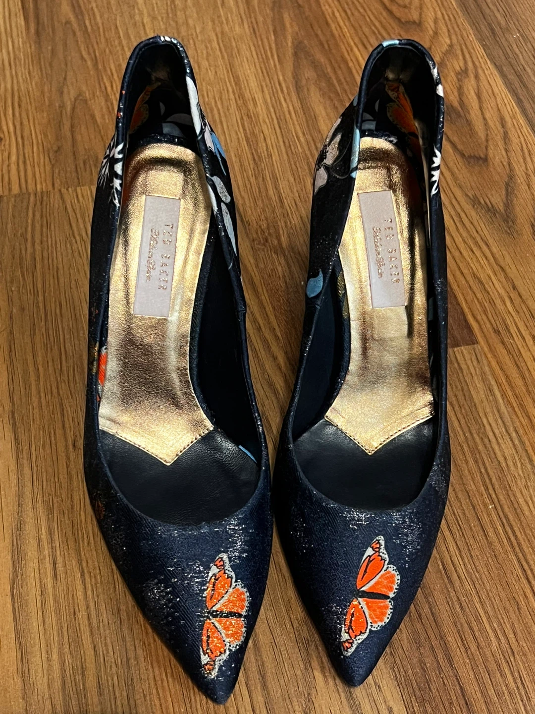New!!Ted Baker Blue Butterfly Heels - photo 2