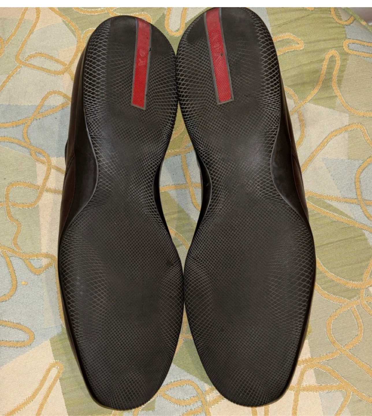 Authentic! Prada Men's Brown Leather Dress Shoes - photo 4