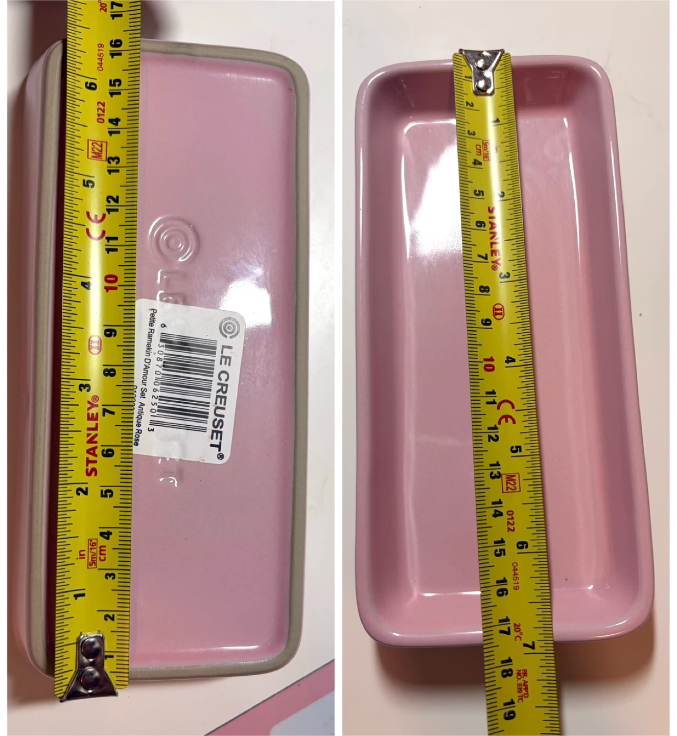 Le Creuset Petite Antique Rose Pink Dish ~6x3.75in - photo 3