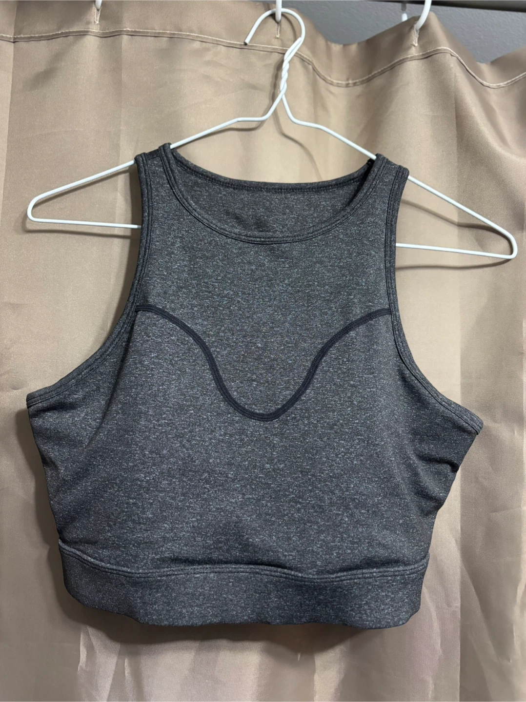 Padded Women's Grey Sports Bra - Size M