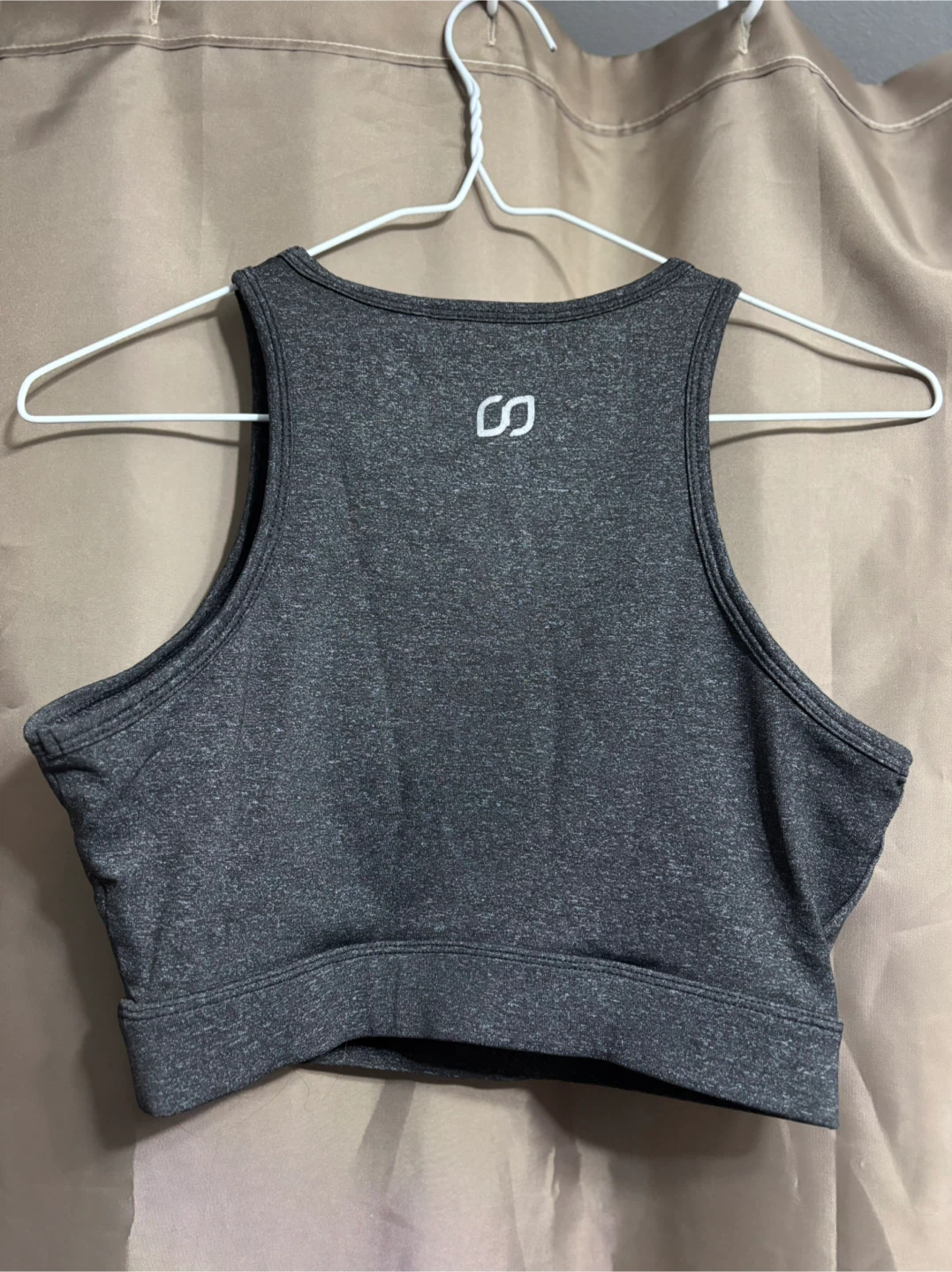 Padded Women's Grey Sports Bra - Size M - photo 2