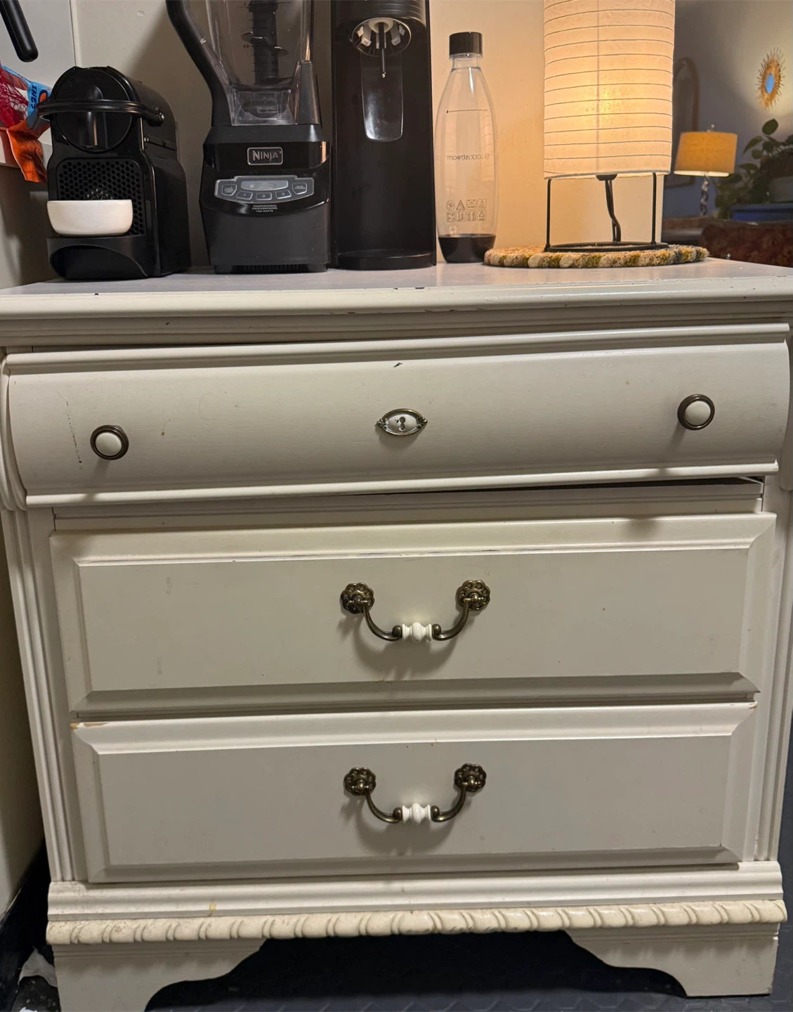 White 3-Drawer dresser - photo 2