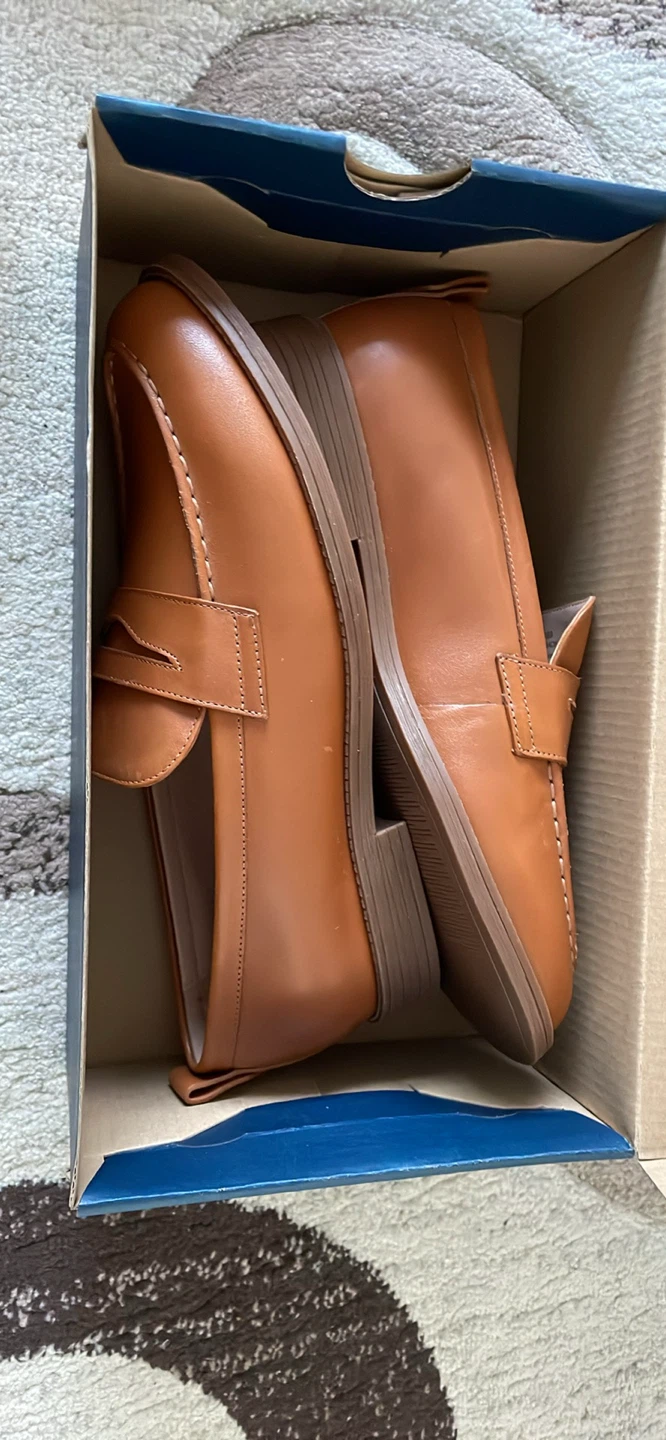 Cole Haan Brown Leather Loafer Shoes