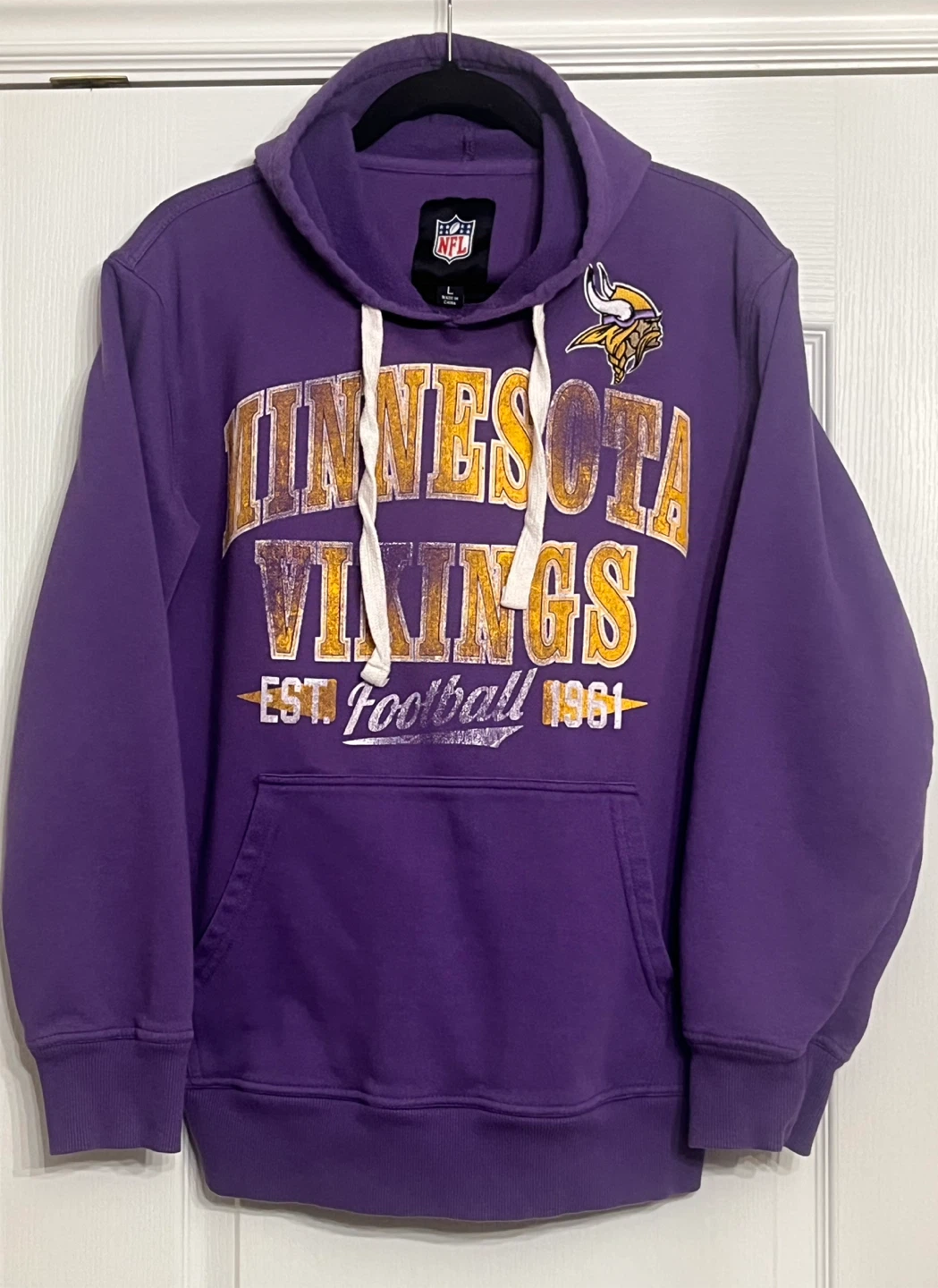 Minnesota Vikings NFL Hoodie Sweatshirt Size L