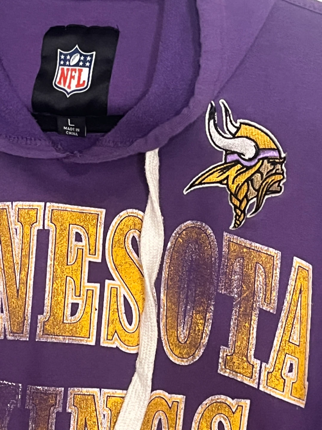 Minnesota Vikings NFL Hoodie Sweatshirt Size L - photo 3