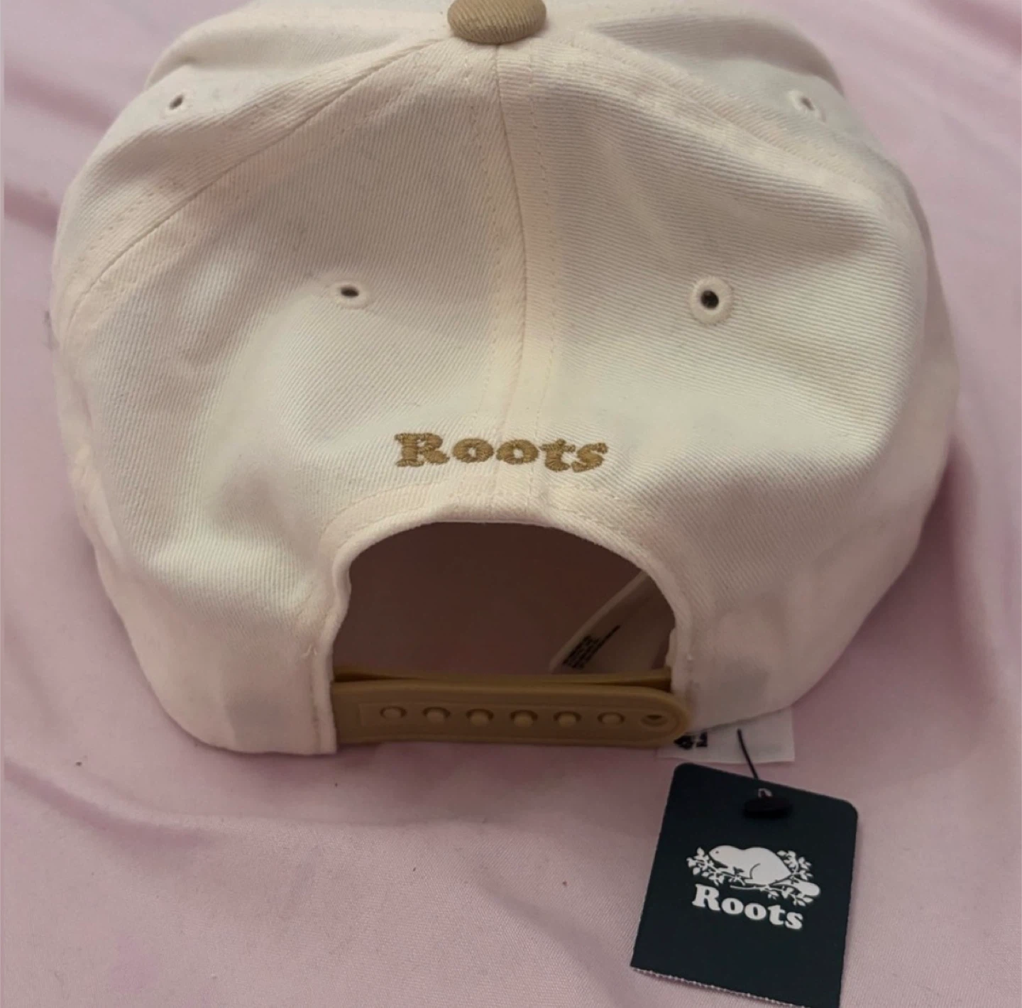 Roots Baseball Cap - Cream and Tan - photo 2