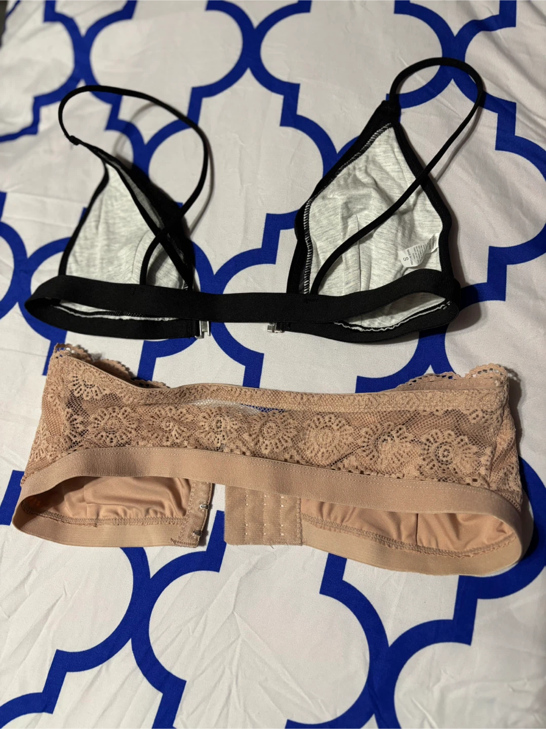 Bralette Set - Black & Nude Lace - photo 2