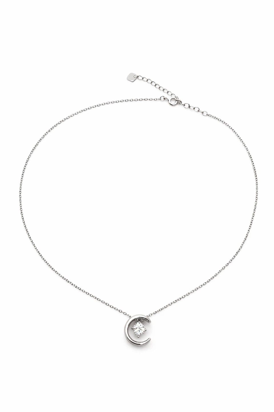 0.5 carat Moissanite 925 Sterling Silver necklaces - photo 4