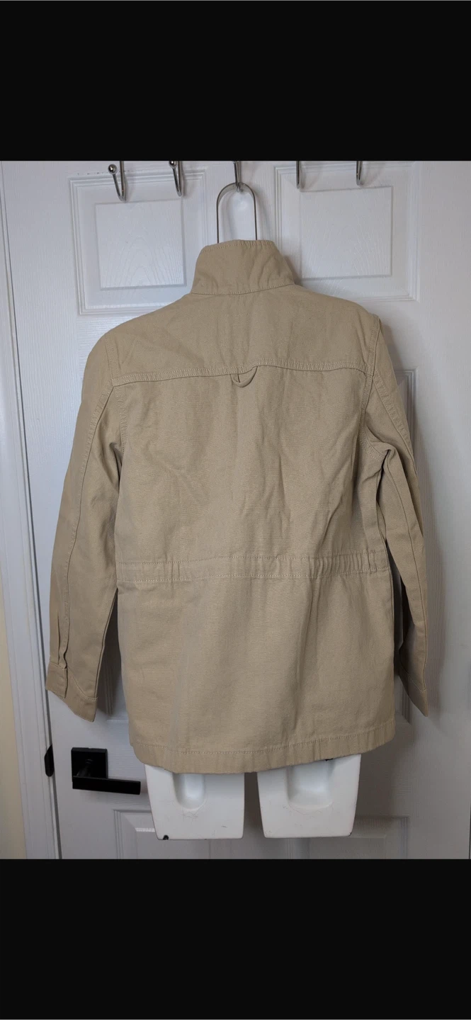 NEW! Vintage America 100% Cotton Canvas Mockneck Anorak Jacket - photo 5