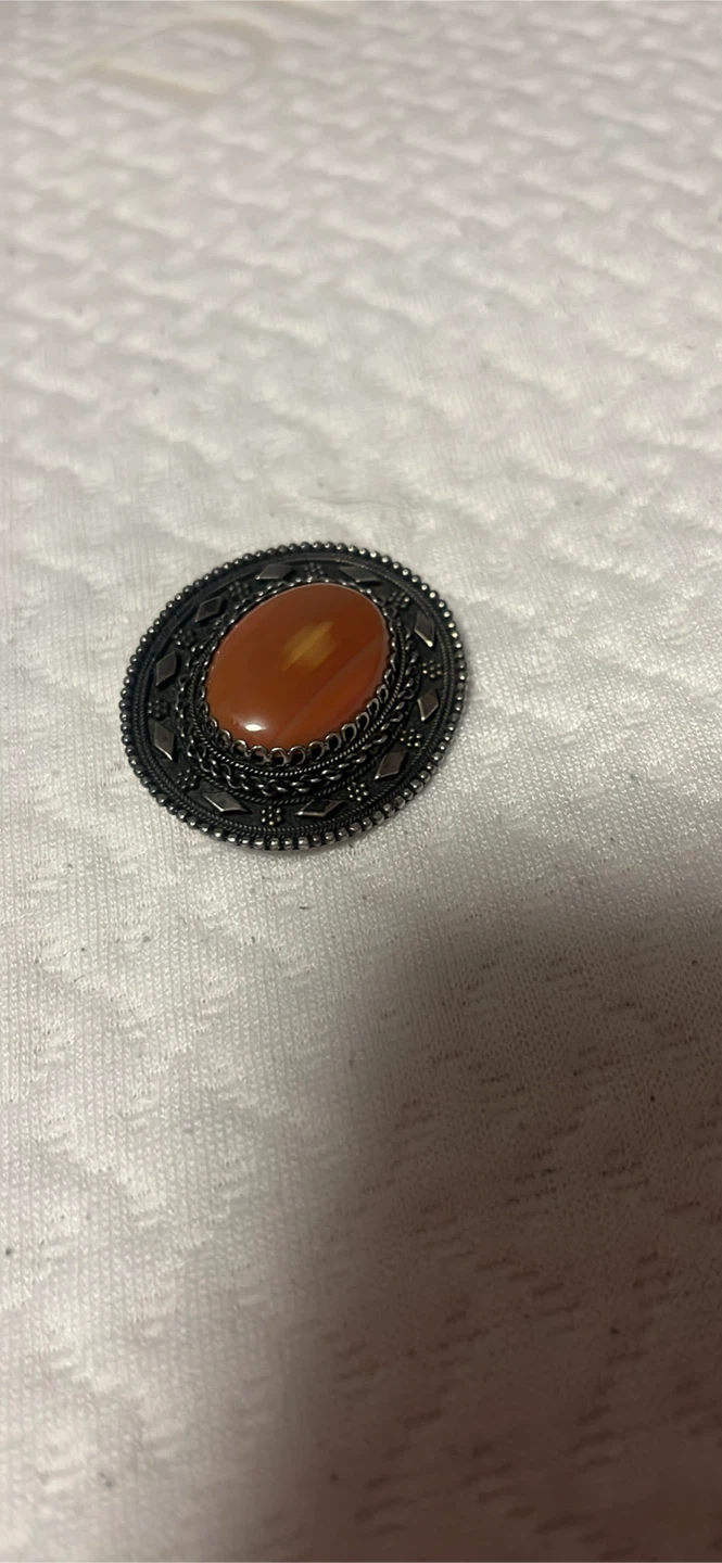 Vintage Sterling Silver Pin for Coat or Jacket - photo 3