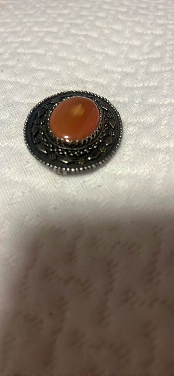 Vintage Sterling Silver Pin for Coat or Jacket - photo 2