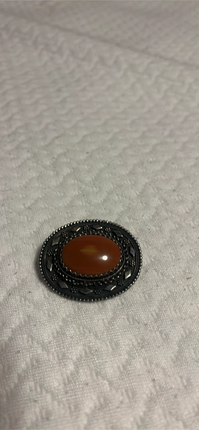 Vintage Sterling Silver Pin for Coat or Jacket - photo 4