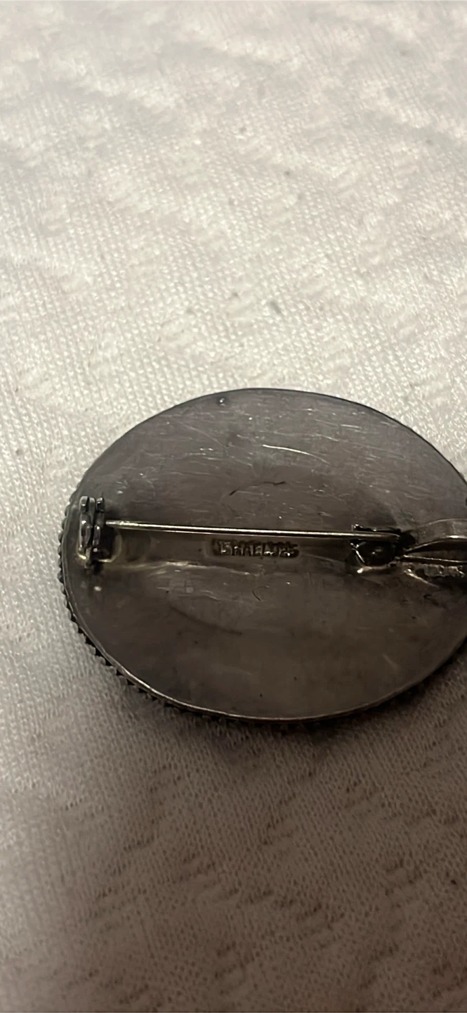 Vintage Sterling Silver Pin for Coat or Jacket - photo 5