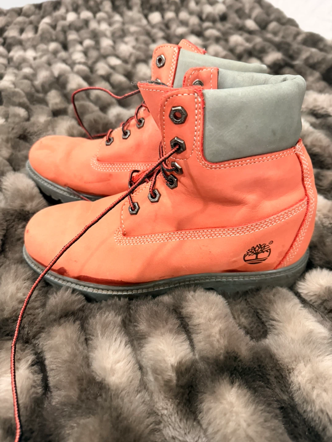 Timberland Lace-Up Boots Size 8