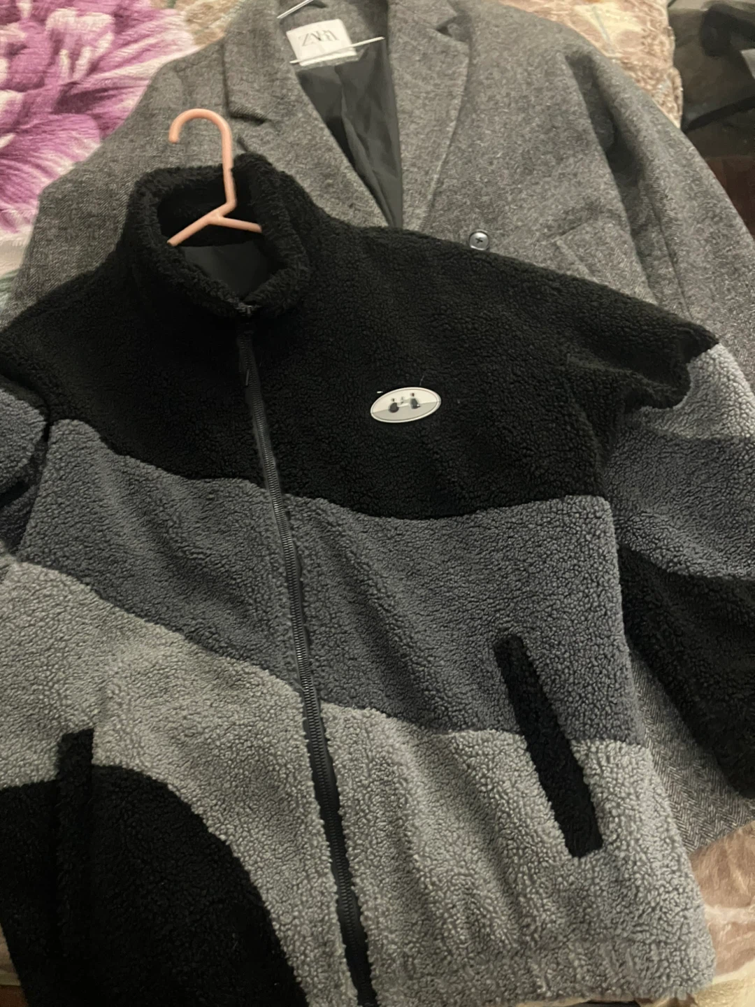 Fleece jacket/ Pea Coat - photo 3