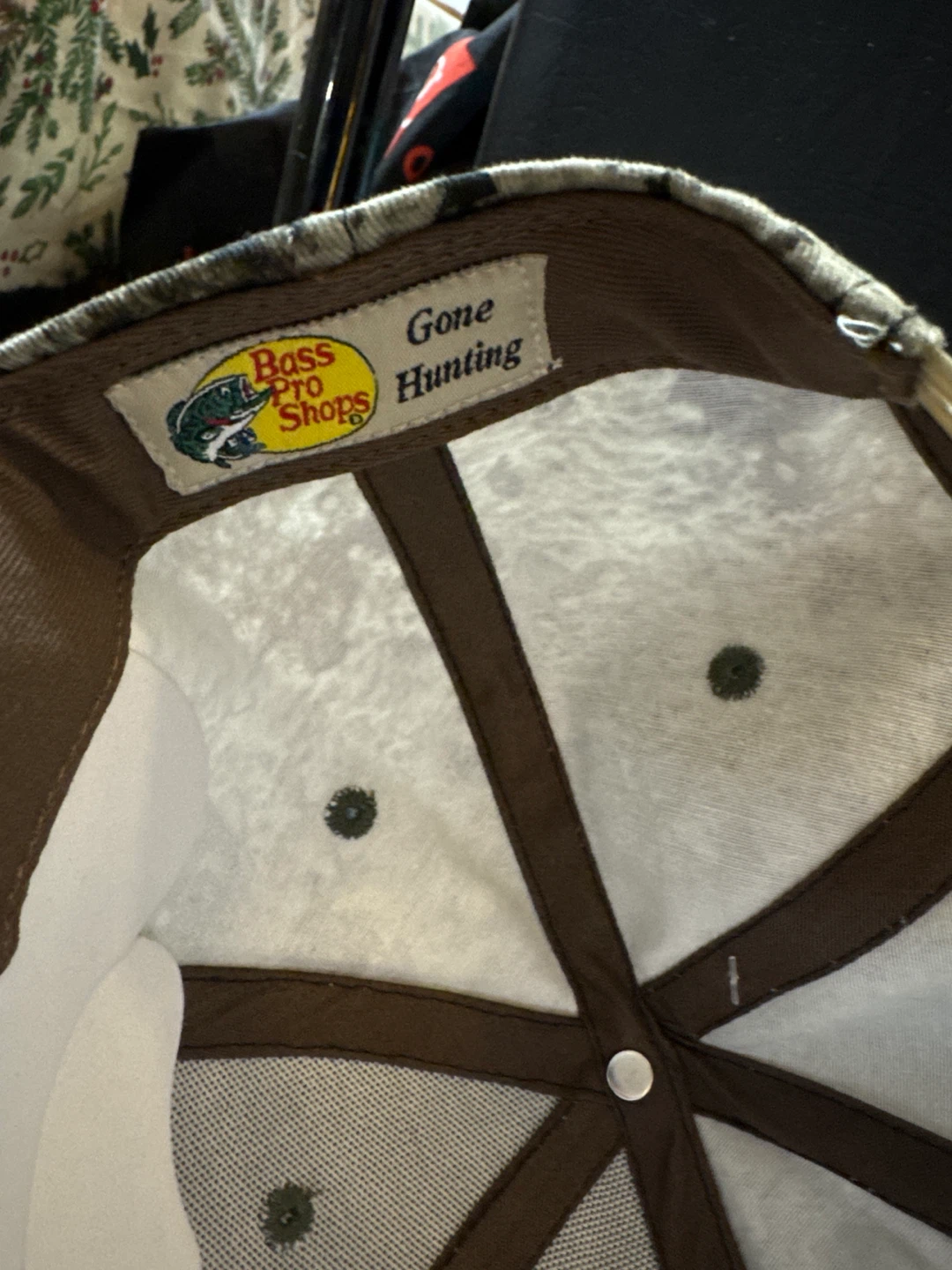 Bass Pro Shops Camo "Gone Hunting" Baseball Cap - photo 4