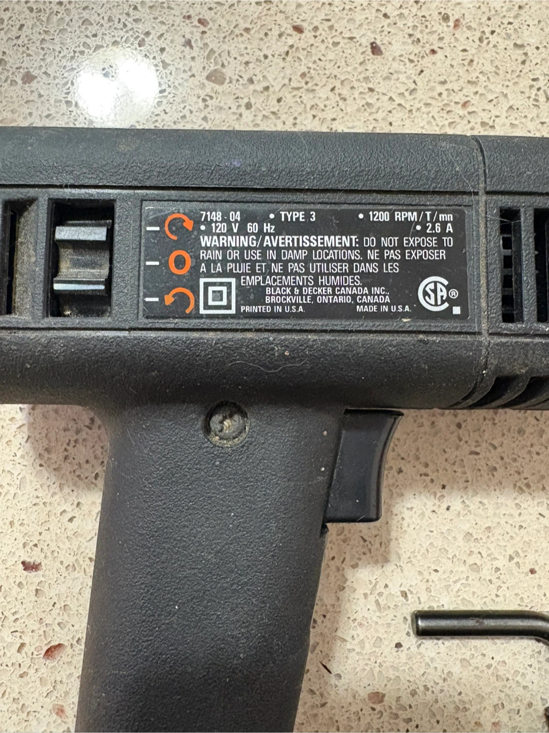 Black & Decker Percouse 10mm (3/8") Drill - photo 3